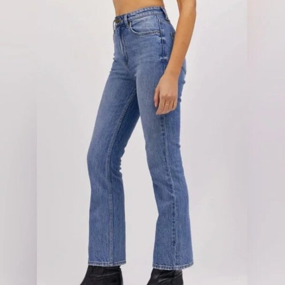 Lee x Daydreamer Size 29/28 High Rise Western Crop Bootcut Jeans - Picture 12 of 13
